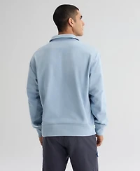Fanatics Men's Los Angeles Dodgers Relaxed-Fit Quarter-Zip Kangaroo Pocket Sweatshirt