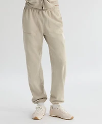 Fanatics Women's New York Yankees Iconic Terry High-Rise Tapered-Leg Track Pants