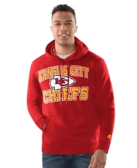 Starter Men's Kansas City Chiefs Graphic Classic-Fit Hoodie and Cuffed Knit Hat, 2-Piece Set