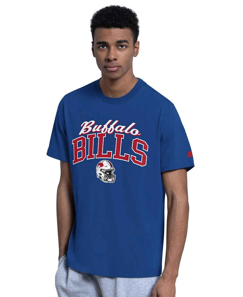 Starter Men's 2-Piece Buffalo Bills Vintage Logo Durable-Stretch Hoodie and T-Shirt Set