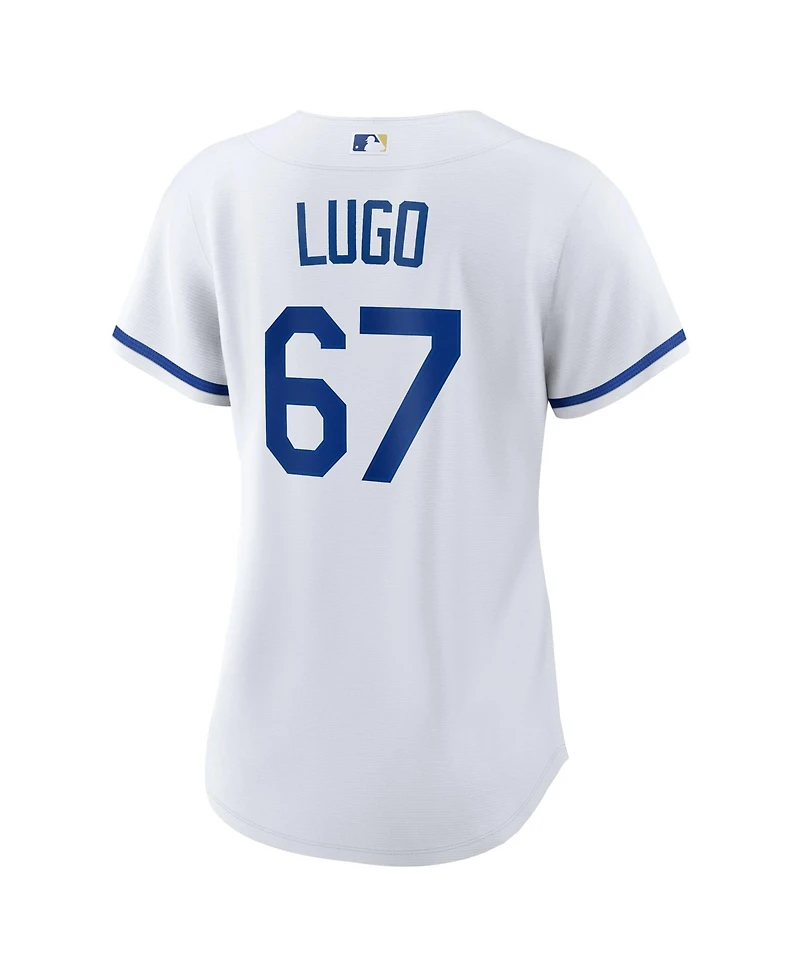 Nike Women's Seth Lugo 67 Kansas City Royals Replica V-Neck Jersey