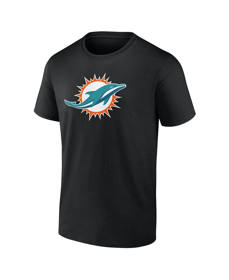 Logo Athletic Men's Miami Dolphins Short-Sleeve Crewneck T-Shirt
