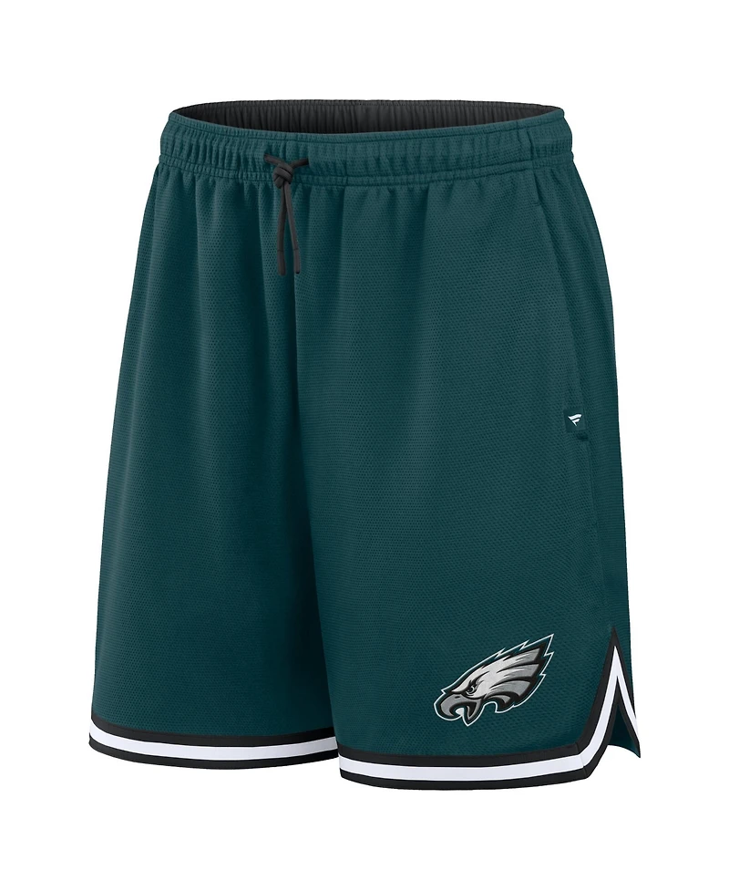 Fanatics Men's Philadelphia Eagles Fearless Drive Pique-Mesh Active Shorts, 7" Inseam