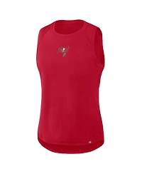 Fanatics Women's Tampa Bay Buccaneers Scoop-Neck Mesh-Back Tank Top