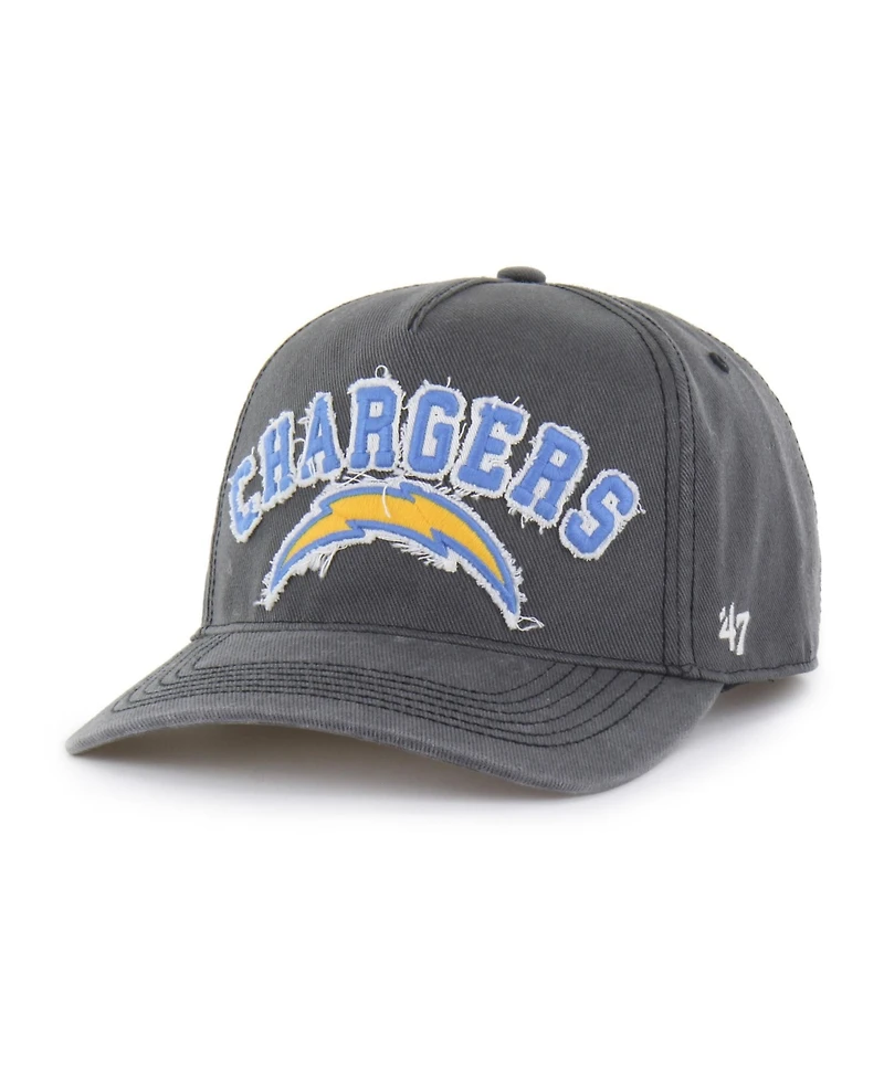 '47 Brand Los Angeles Chargers Adjustable Five-Panel Garment-Washed Snapback Cap