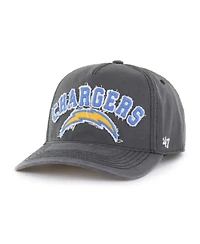 '47 Brand Los Angeles Chargers Adjustable Five-Panel Garment-Washed Snapback Cap