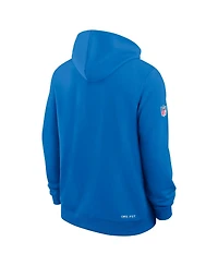 Nike Men's Detroit Lions Sideline Standard Issue Full-Zip Relaxed-Fit Hoodie