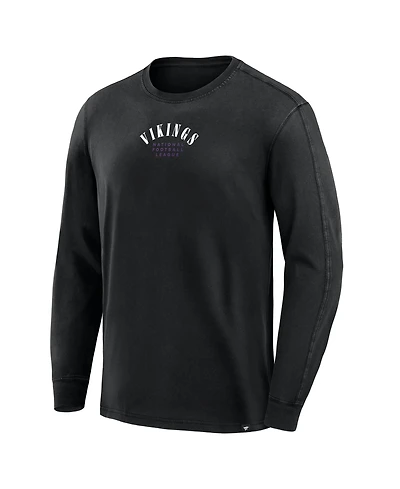 Fanatics Men's Minnesota Vikings Fullback Drive Relaxed Fit Long-Sleeve T-Shirt