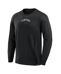 Fanatics Men's Minnesota Vikings Fullback Drive Relaxed Fit Long-Sleeve T-Shirt