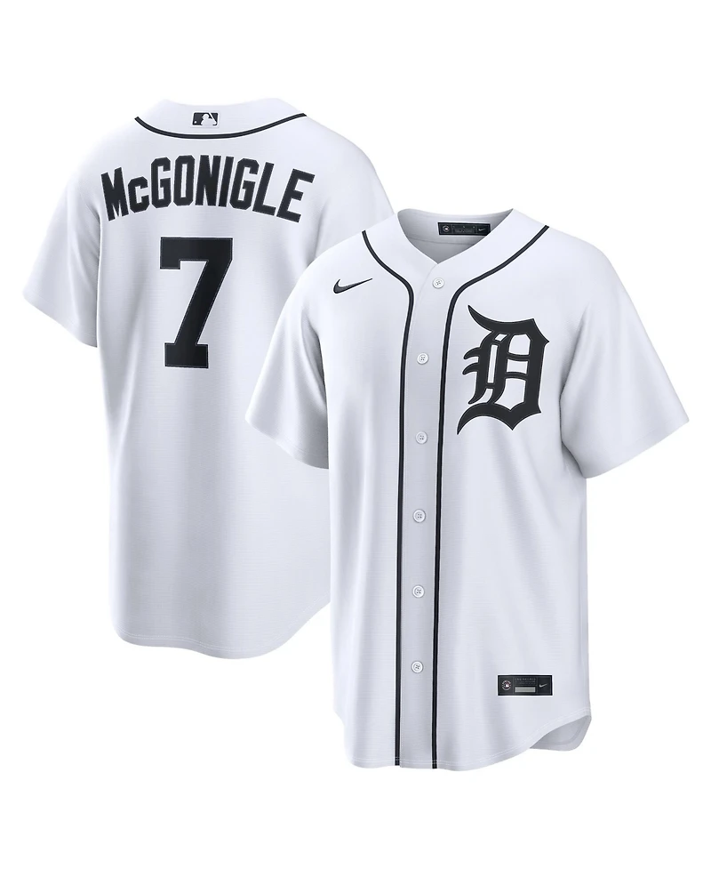 Nike Men's Detroit Tigers Kevin McGonigle Replica V-Neck Short-Sleeve Jersey