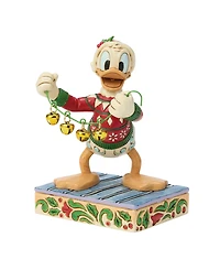 Jim Shore Disney Traditions Donald Duck with Bells Figurine