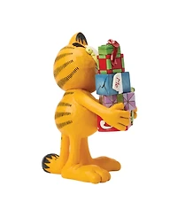 Jim Shore Garfield with Stack of Presents Figurine