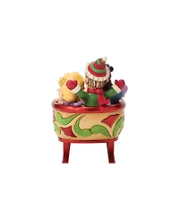 Jim Shore Peanuts Snoopy and Friends in Sleigh Figurine