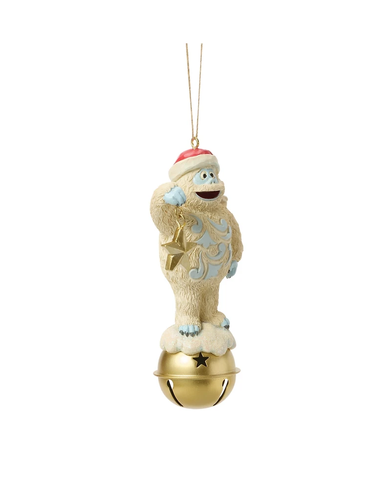 Jim Shore Rudolph the Red-Nosed Reindeer Bumble on Bell Hanging Ornament