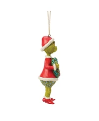 Jim Shore Dr. Seuss The Grinch Dated 2026 Wreath Hanging Ornament
