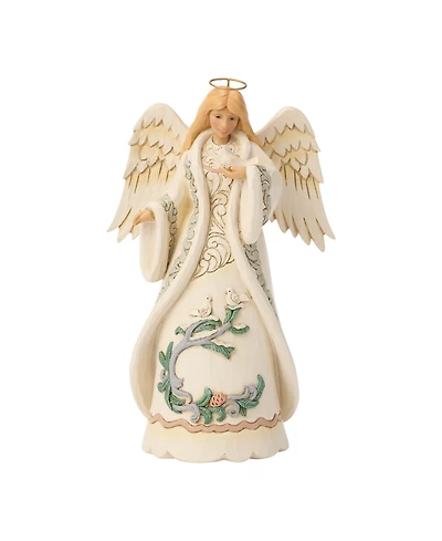 Jim Shore Heartwood Creek Angel with Dove Figurine