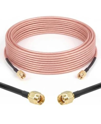 Lofree 50 Ohm Rg316 Flexible Coaxial Antenna Extension Cable For Sma Male Devices