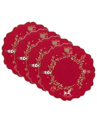 Villeroy & Boch Keepsake Ornaments Embroidered Placemats, Set of 4