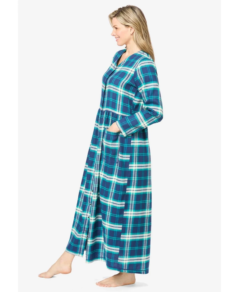 Only Necessities Plus Flannel Plaid Lounger