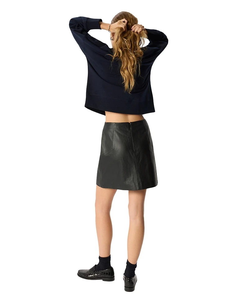 Whistles Women's Beau Cotton Oversized Crewneck Sweatshirt
