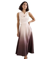 Phase Eight Women's Cheryl Ombre Cowl Neck Midi Dress