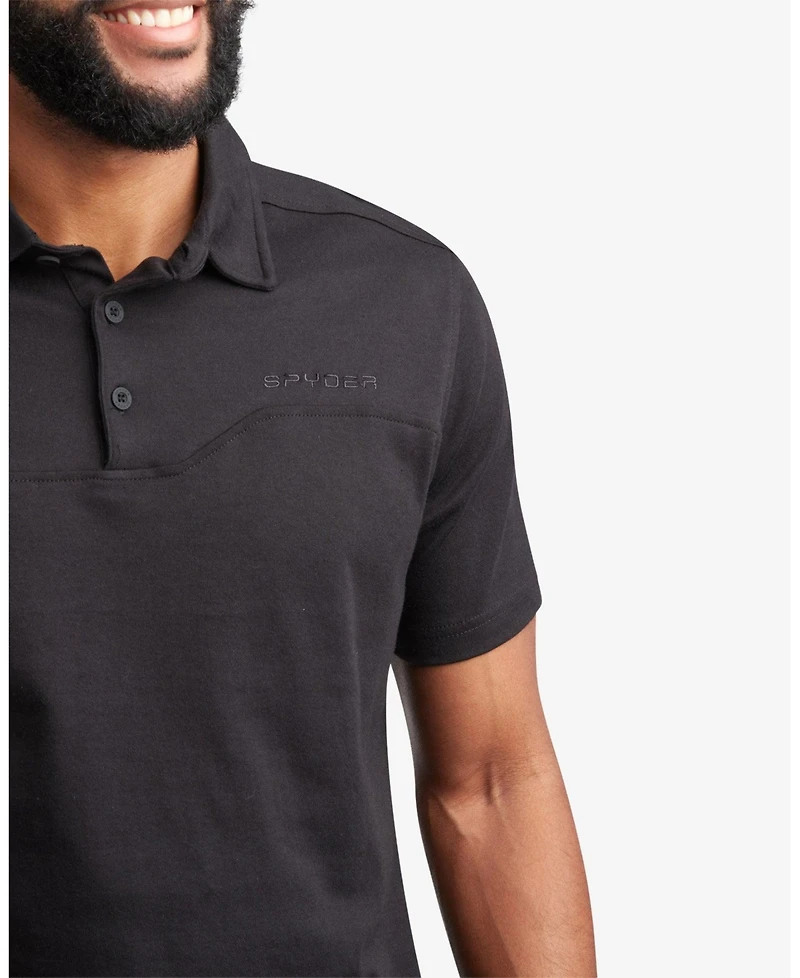 Spyder Men's Short Sleeve Interlock Polo