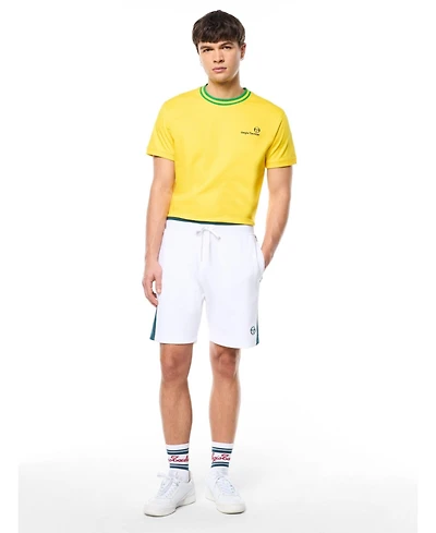 Sergio Tacchini Men's Contrast Color-Block Regular-Fit Pannello Short, 6" Inseam