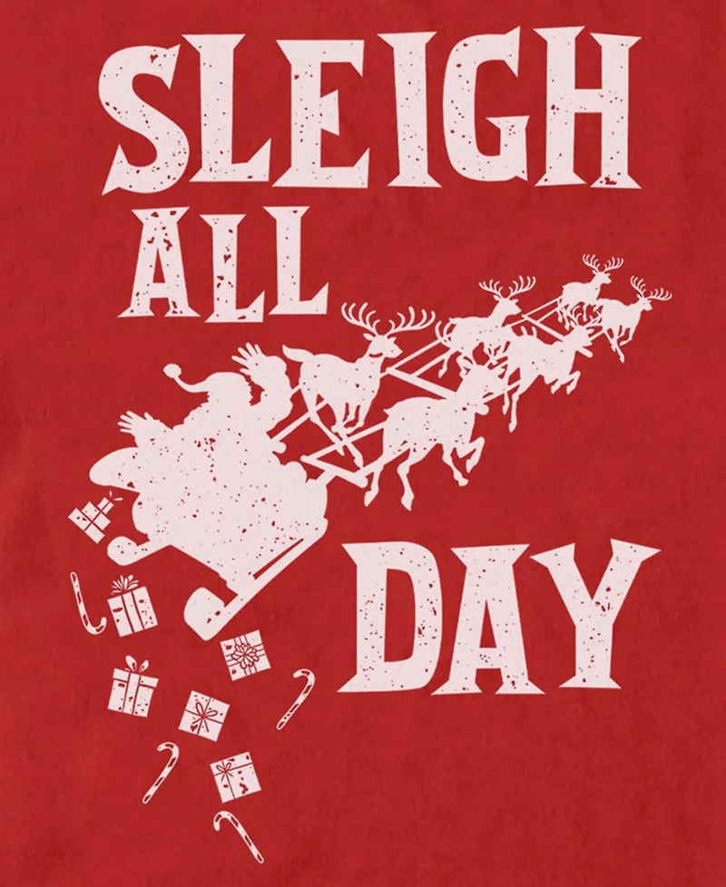 Fifth Sun Men's Sleigh Christmas Graphic T-Shirt