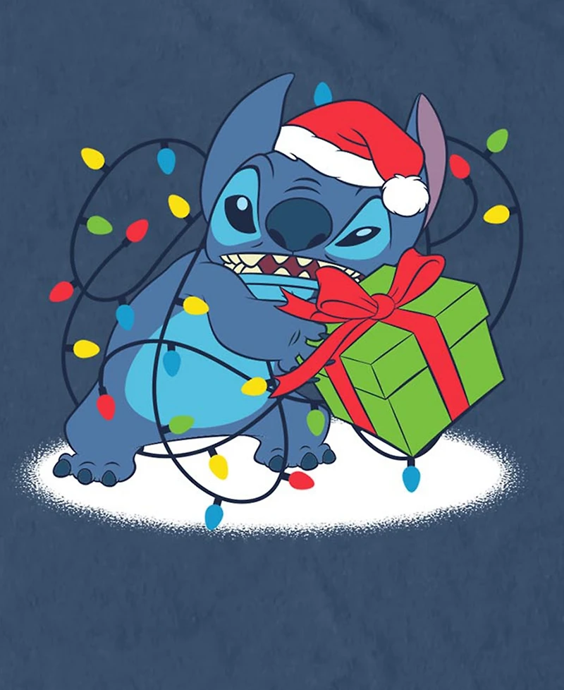 Fifth Sun Men's Stitch Lights Lilo & Stitch Graphic T-Shirt