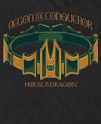 Fifth Sun Men's Aegon The Conqueror Officially Licensed Graphic Crewneck T-Shirt