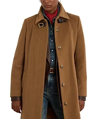 Lauren Ralph Women's Belted Single-Breasted Wool-Blend Coat