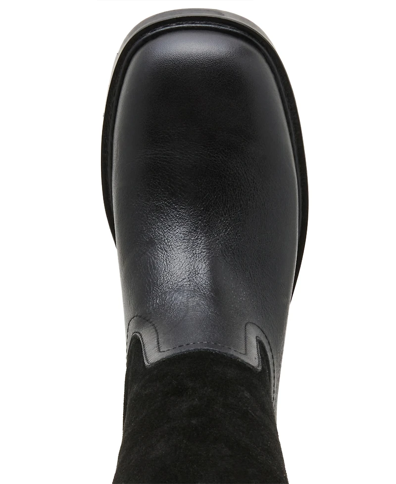 Steve Madden Women's Ramble Wide-Calf Lug Sole Riding Boots