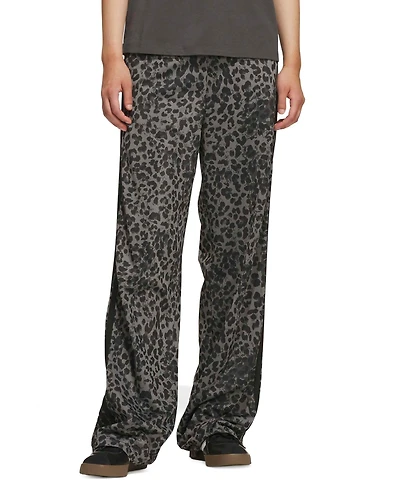 adidas Women's Dayready High-Rise Wide-Leg Leopard-Print Pants