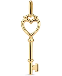 Devata Key Heart Pendant in 14K Gold