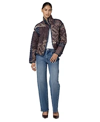 Blank Nyc Women's Dust And Daydream Quilted-Print Long Jacket