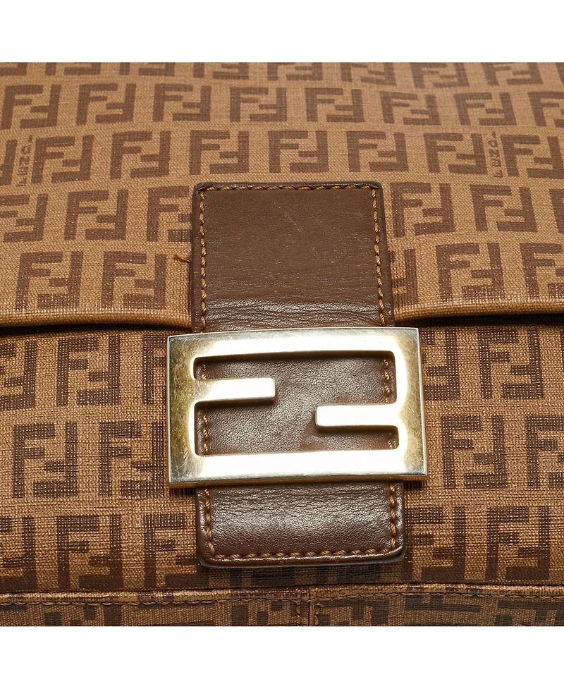 Pre-Owned Fendi Women's Coated Canvas Shoulder Bag