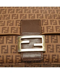 Pre-Owned Fendi Women's Coated Canvas Shoulder Bag