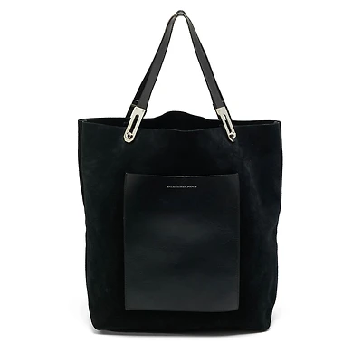 Pre-Owned Balenciaga Women's Suede and Leather Pocket Tote Bag