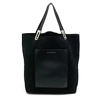 Pre-Owned Balenciaga Women's Suede and Leather Pocket Tote Bag