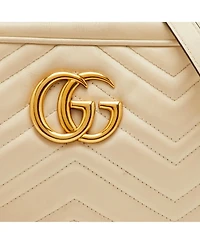 Pre-Owned Gucci Women's Gg Marmont Small Matelasse Leather Camera Bag