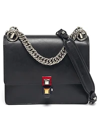 Pre-Owned Fendi Women's Kan I Mini Studded Leather Shoulder Bag