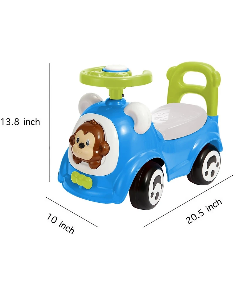 Trimate Push and Ride Racer Anti-Rollover Ride-On, 55 lbs Capacity, Ages 12-24 Months