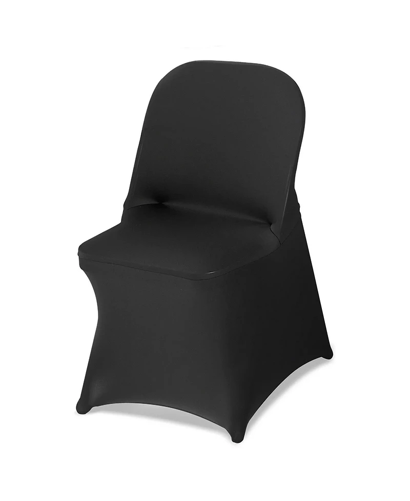 Sugift 150 Piece Bulk Stretch Spandex Chair Cover Set for Large Banquet and Event Venues
