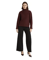 Finery London Women's Albie Ribbed-Knit Roll-Neck Sweater
