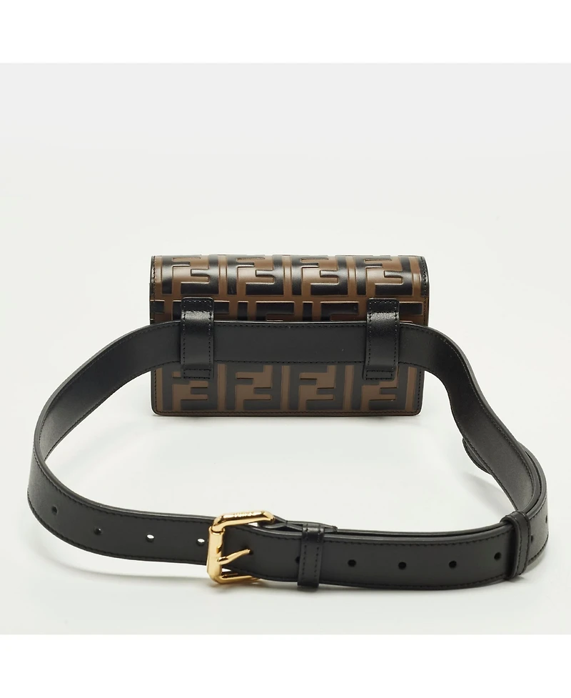 Pre-Owned Fendi Women's Embossed Leather Belt Bag