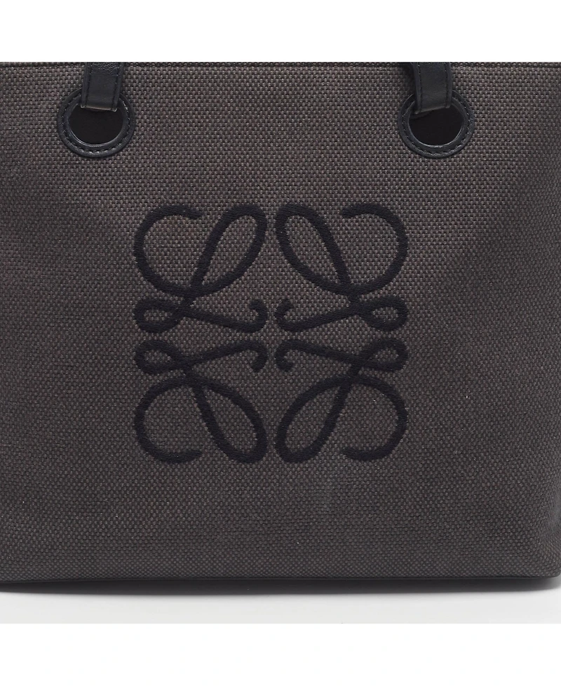 Pre-Owned Loewe Women's Anagram Canvas and Leather Tote Bag