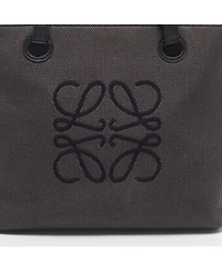 Pre-Owned Loewe Women's Anagram Canvas and Leather Tote Bag