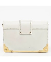 Pre-Owned Prada Women's Cahier Saffiano Leather Shoulder Bag