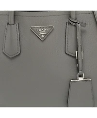 Pre-Owned Prada Women's Saffiano Cuir Leather Double Tote Bag