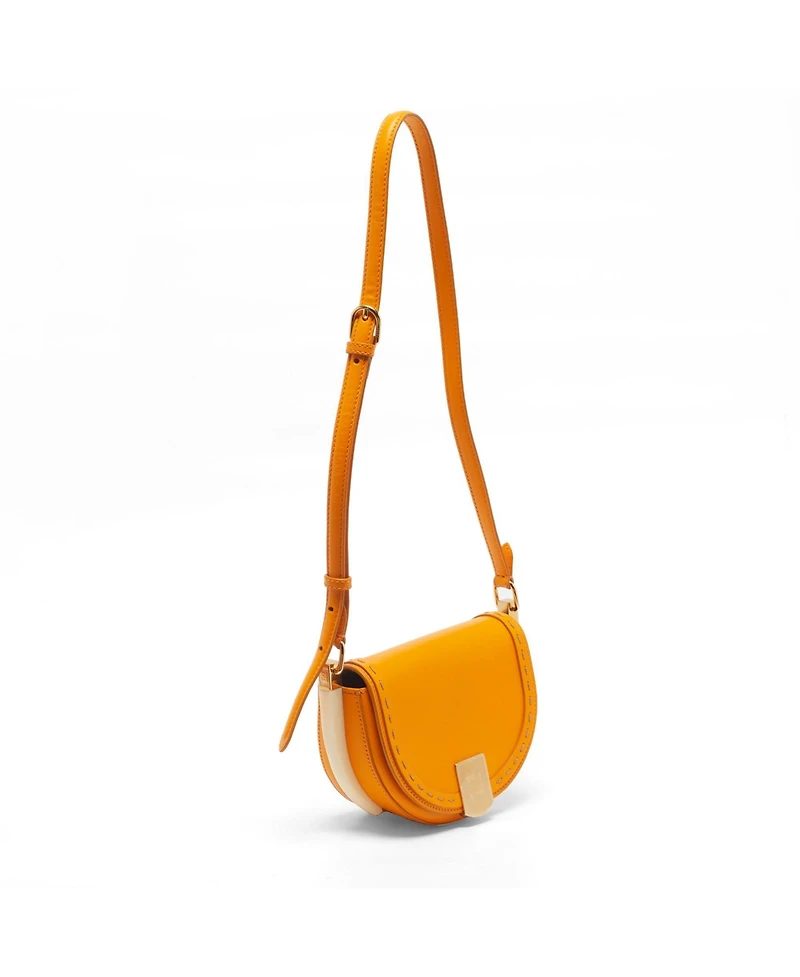 Pre-Owned Fendi Women's Moonlight Two-Tone Leather Crossbody Bag